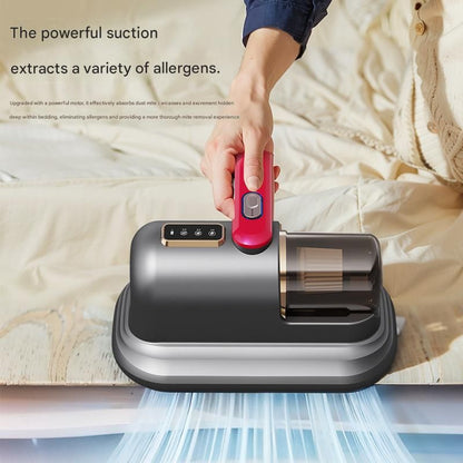 Blue-violet Wireless Mite Vacuum Cleaner with UV Light - High Suction Handheld Bed Dust Mite Remover V888-ELOSUNG51230