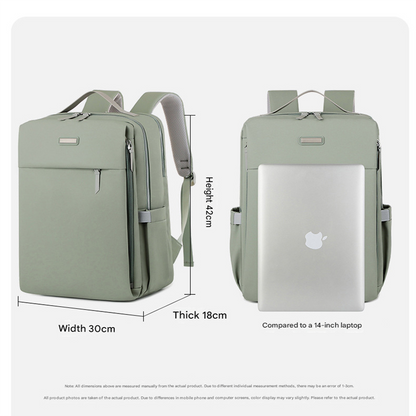 Blue Large Capacity Airbag Backpack Multi-Compartment Laptop Backpack Travel Business Bag V888-ELOSUNG51243