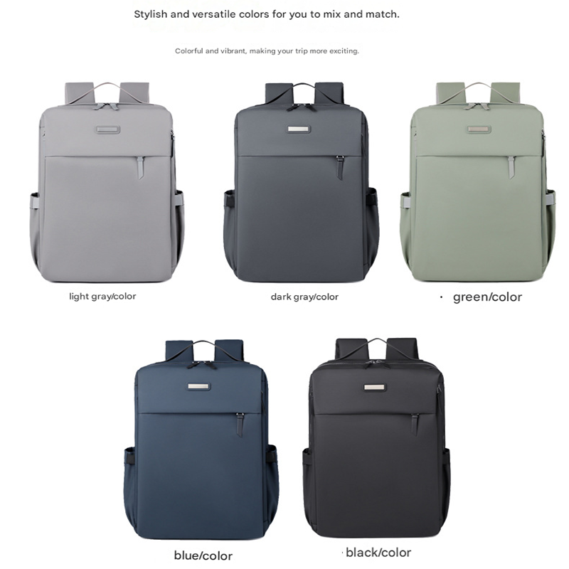 Blue Large Capacity Airbag Backpack Multi-Compartment Laptop Backpack Travel Business Bag V888-ELOSUNG51243