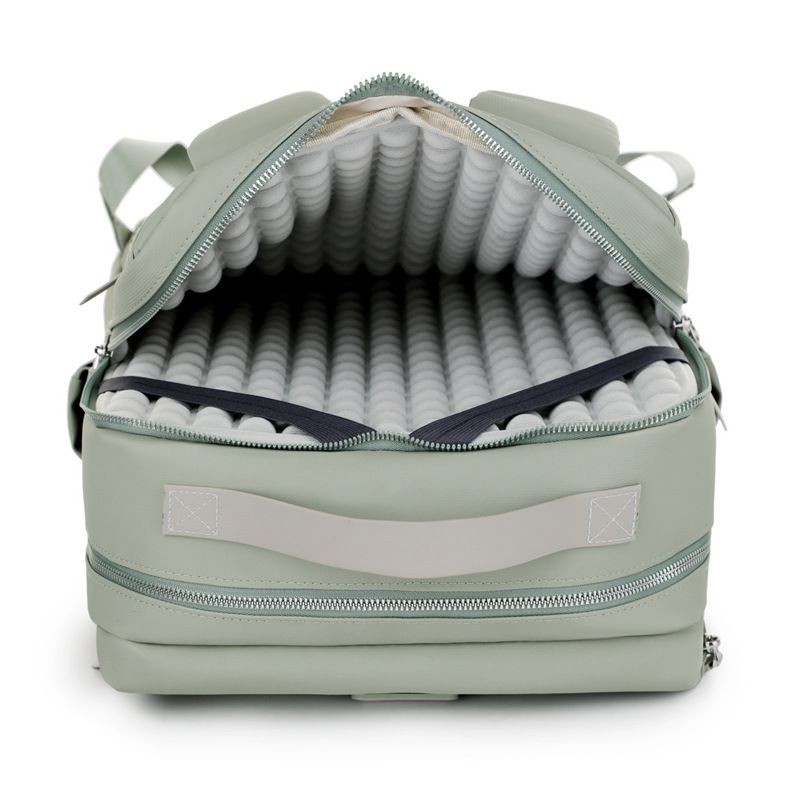 Dark grey Large Capacity Airbag Backpack Multi-Compartment Laptop Backpack Travel Business Bag V888-ELOSUNG51245