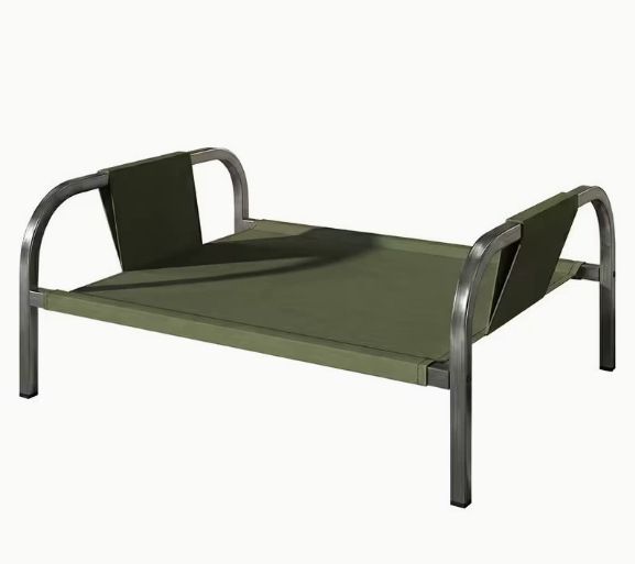 Green Raised Pet Bed for Medium Dogs Cats Elevated Breathable Dog Cot Washable Anti-Moisture Pet Cot V888-ELOSUNG51275
