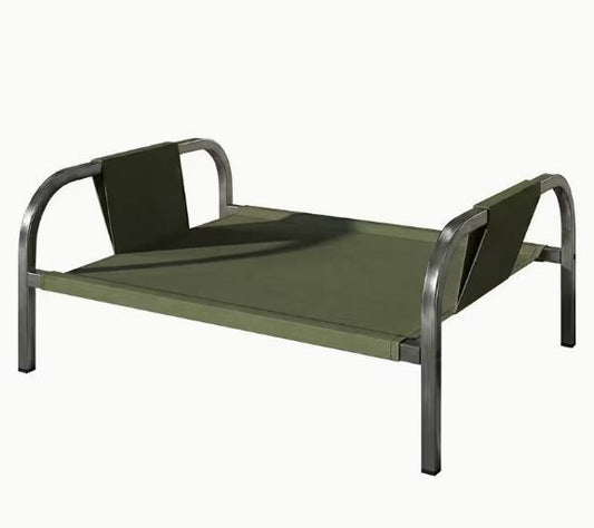Green Raised Pet Bed for Medium Dogs Cats Elevated Breathable Dog Cot Washable Anti-Moisture Pet Cot V888-ELOSUNG51275
