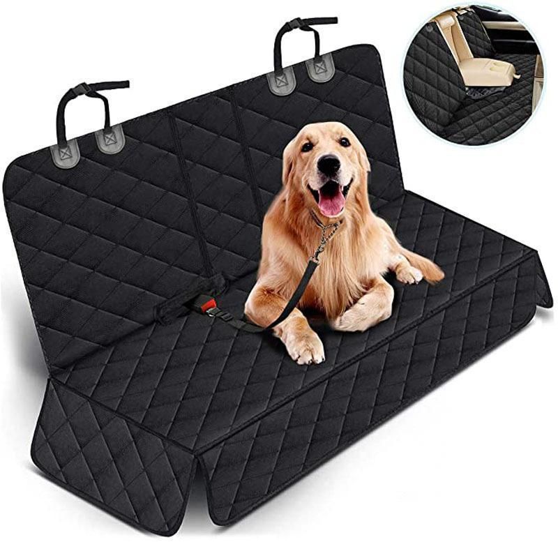 Car Rear Seat Pet Protector Mat Waterproof Dog Cat Back Seat Cover Black V888-ELOSUNG51301