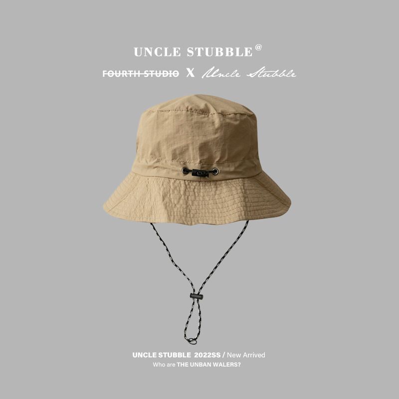 Khaki Packable Bucket Hat Unisex Wide Brim Foldable Sun Protection Hiking Travel Cap V888-ELOSUNG51327