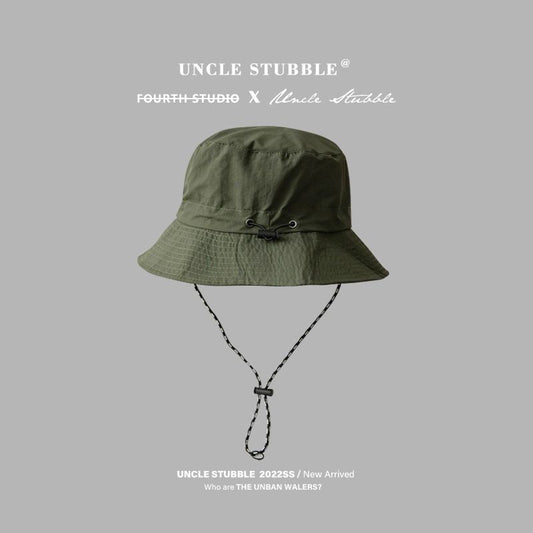Army green Packable Bucket Hat Unisex Wide Brim Foldable Sun Protection Hiking Travel Cap V888-ELOSUNG51331