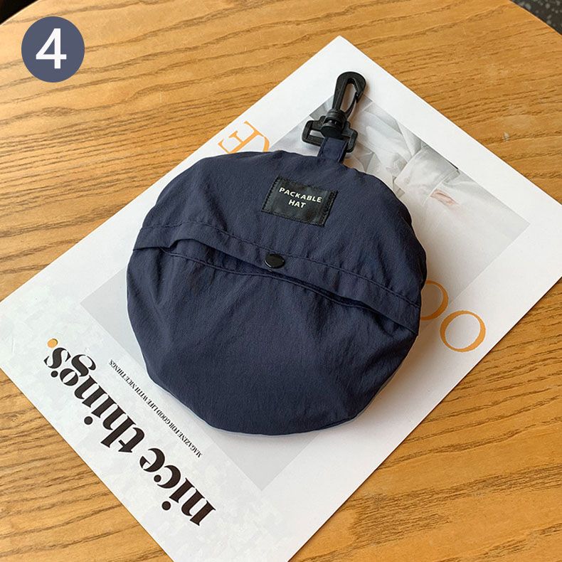 Brick red Packable Bucket Hat Unisex Wide Brim Foldable Sun Protection Hiking Travel Cap V888-ELOSUNG51332