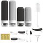Silicone Travel Toiletry Bottles Set Leakproof Squeeze Containers with Case(10) V888-ELOSUNG51342