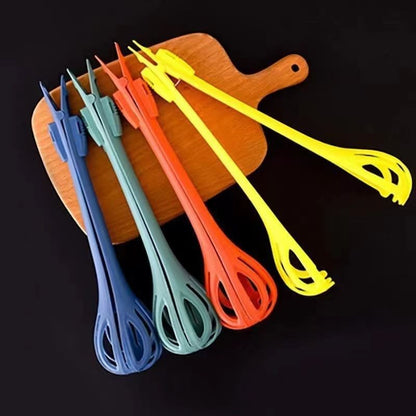Green 2-Piece 3-in-1 Multi-Functional Egg Whisk & Food Tongs Set V888-ELOSUNG51356