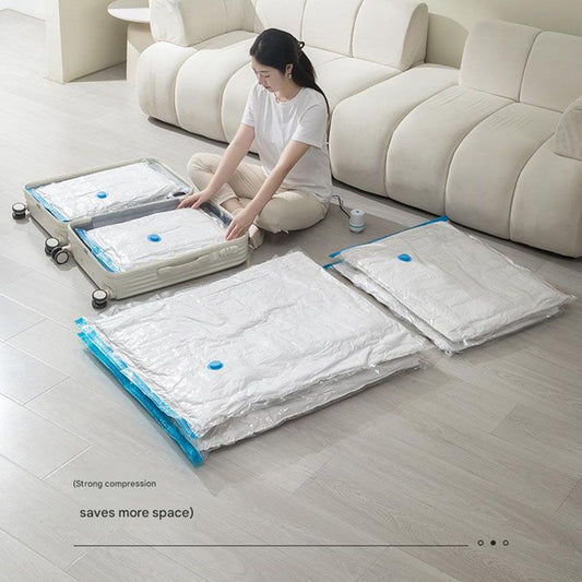 Vacuum Compression Storage Bags 6 Piece Set with Hand Pump for Clothes Bedding Travel V888-ELOSUNG51357