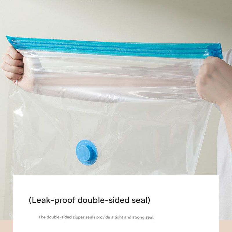 Vacuum Compression Storage Bags 6 Piece Set with Hand Pump for Clothes Bedding Travel V888-ELOSUNG51357