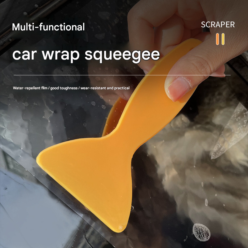 2 Piece Car Vinyl Wrap Squeegee Set - Plastic Application Scrapers for Smooth Film Installation V888-ELOSUNG51388