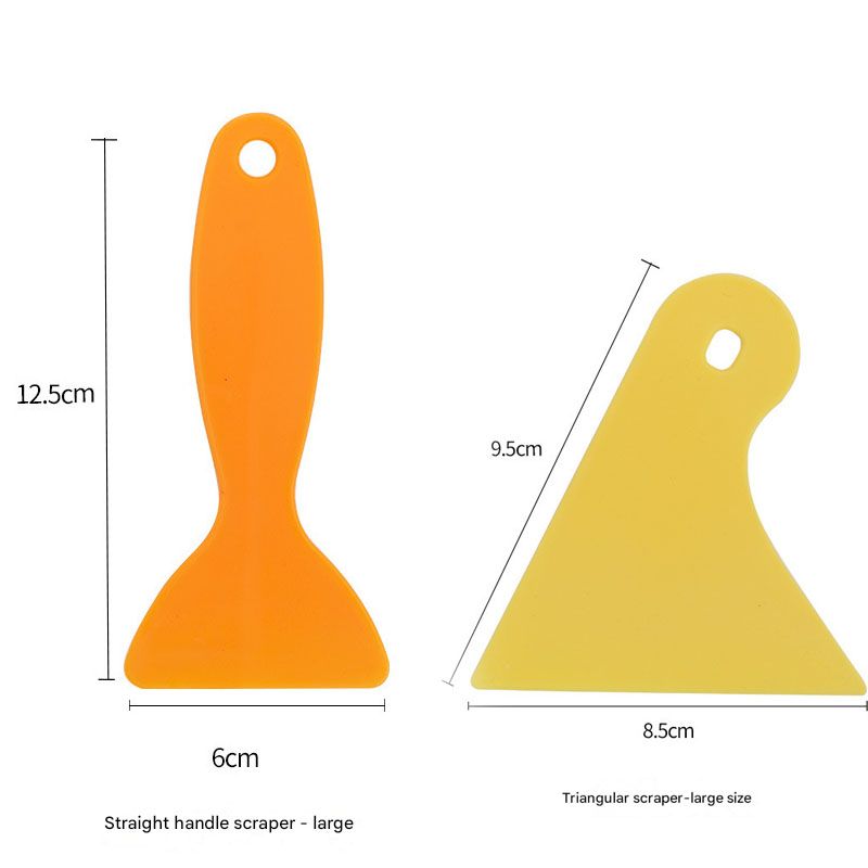 2 Piece Car Vinyl Wrap Squeegee Set - Plastic Application Scrapers for Smooth Film Installation V888-ELOSUNG51388