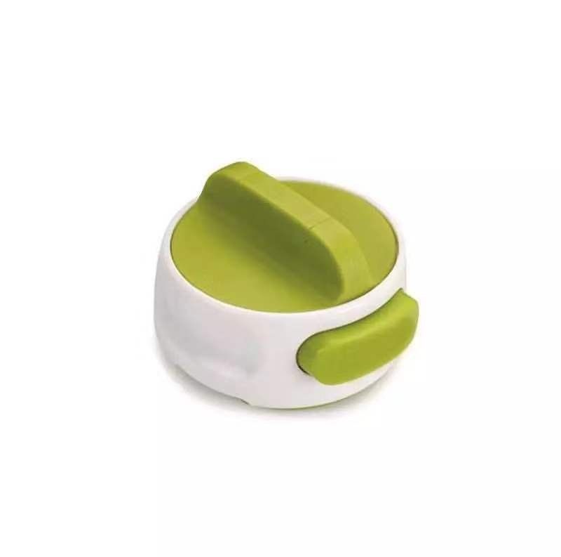 Green Manual Rotary Can Opener - Compact ABS Plastic & Stainless Steel - Smooth Edge Cutting, Easy Twist V888-ELOSUNG51401
