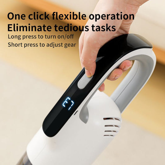 White Wireless Stick Vacuum and Stereoscopic Mop with 2 Filters, Swivel Brush Head and 106cm Handled Pole - V888-ELOSUNG52029