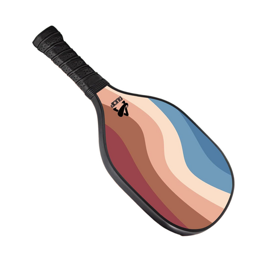 Lightweight 9-Ply Hard Basswood Pickleball Paddle with Curved Stripes Design for Indoor & Outdoor Play - V888-ELOSUNG52110