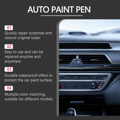 3-Pack Car Interior Paint Touch-Up Pen - Quick Color Restoration Scratch Repair Fixer for Automotive Leather V888-ELOSUNG52114