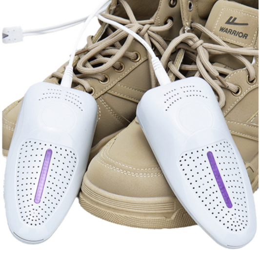1 Pairs Light Grey Portable USB Shoe Dryer - Intelligent Constant Temp Boot Warmer Built-In Violet Light for V888-ELOSUNG52161