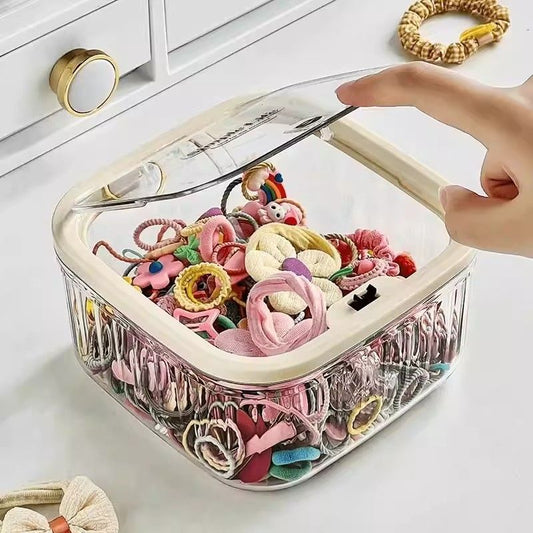 895-Piece Cute Hair Accessories Gift Set with Elastic Rubber Bands & Hair Clips Organizer Box - Perfect Gift V888-ELOSUNG52188