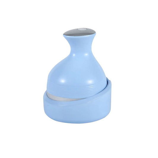 Blue Wireless Electric Scalp Massager with 28 Soft Silicone Massage Claws Storage Base - Rechargeable V888-ELOSUNG52233