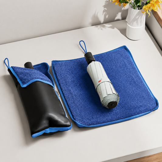 2-Pack Waterproof Oxford Umbrella Storage Pouch with Zipper and Absorbent Microfiber Lining, Mutifunctional V888-ELOSUNG52421