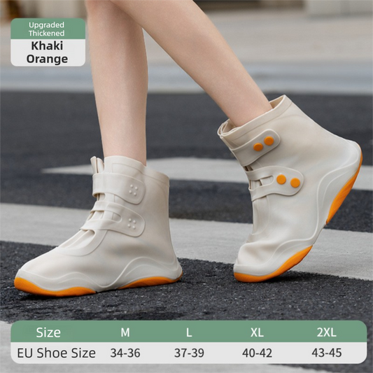 Thickened Waterproof Silicone Rain Shoe Covers and USB Powered Telescopic 3-Setting Timer Shoe Dryer Set for V888-ELOSUNG52458