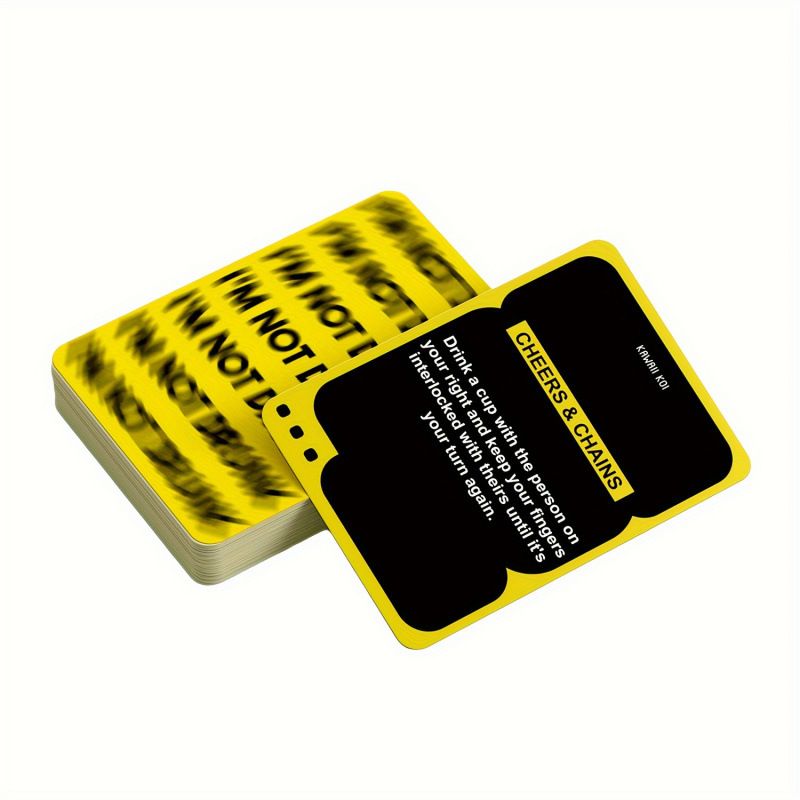 I'M NOT DRUNK Drinking 55-Card Game - Compact Party Fun Multiple Players Drinking Card Game Set for Friends, V888-ELOSUNG52541