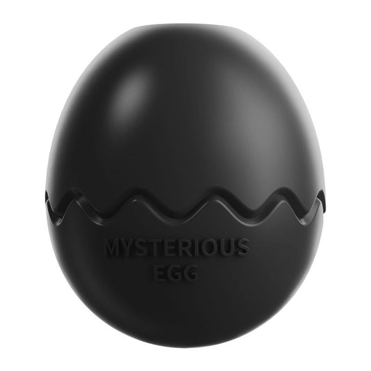 Black Dinosaur Egg Shaped Dog Slow Feeder Toy - Durable TPR Interactive Treat Dispenser for Mental V888-ELOSUNG53032