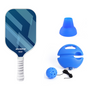 4-piece Blue Complete Pickleball Training Set Pickleball Starter Training Kit with Paddle Ball Retriever V888-ELOSUNG53202