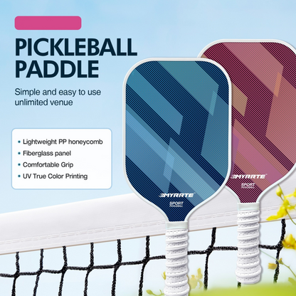 4-piece Blue Complete Pickleball Training Set Pickleball Starter Training Kit with Paddle Ball Retriever V888-ELOSUNG53202
