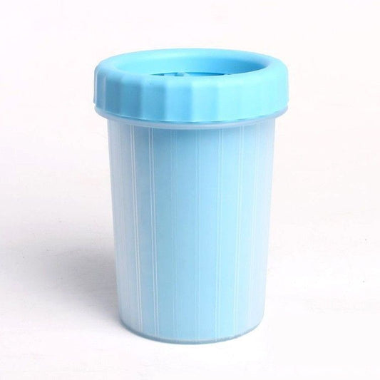 Blue big size Pet Paw Cleaner Cup Portable Dog Paw Washer with Soft Silicone Bristles TPR Silicone Cleaning V888-ELOSUNG53226
