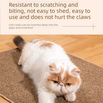 Grey M size 50*80cm Soft Cat Scratching Mat & Lounge Bed - Durable Furniture Protector Rug, Washable Scratch V888-ELOSUNG53321