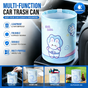Space rabbit pattern Car Trash Can - Foldable Dual-Layer Waterproof Car Garbage Bin , Space-Saving, Easy V888-ELOSUNG53383