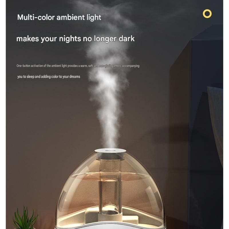 Blue 1.5L Ultrasonic Humidifier with 360 degrees Rotating Mist Nozzle, Quiet Aroma Diffuser & 7-Color Night V888-ELOSUNG53416