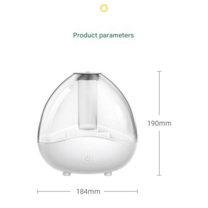 Blue 1.5L Ultrasonic Humidifier with 360 degrees Rotating Mist Nozzle, Quiet Aroma Diffuser & 7-Color Night V888-ELOSUNG53416