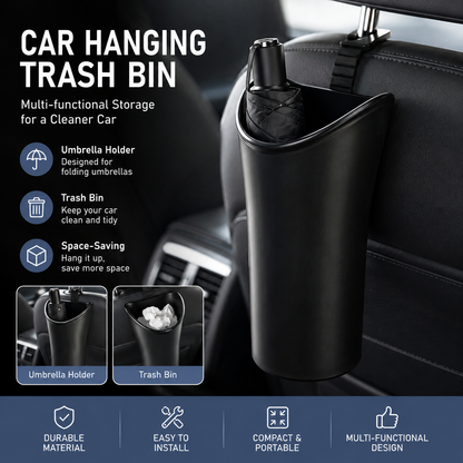 Car Umbrella Storage Bucket-a hanging storage container that is convenient to use; suitable for seatbacks or V888-ELOSUNG53435