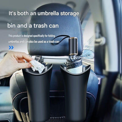 Car Umbrella Storage Bucket-a hanging storage container that is convenient to use; suitable for seatbacks or V888-ELOSUNG53435