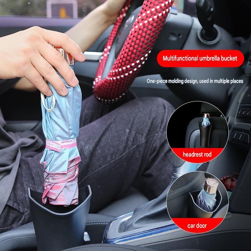 2pcs Car Umbrella Storage Bucket-a hanging storage container that is convenient to use; suitable for V888-ELOSUNG53436
