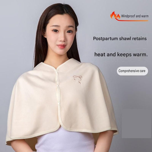2 pcs Relaxing Winter Set - Beige Nursing Cape and Black Mini Humidifier Soothing - Soft Postpartum Shawl & V888-ELOSUNG53438