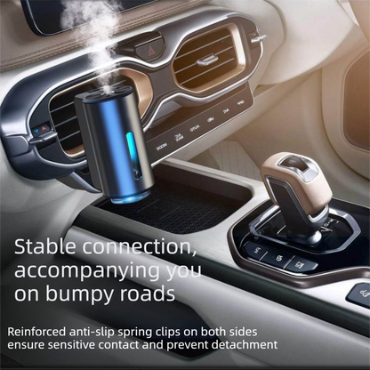 2 pcs Car interior essentials set-Blue Car Air Vent Aroma Diffuser &Black Hanging Storage Bin- hanging V888-ELOSUNG53450
