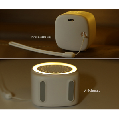 Lightweight and portable White Noise Sleep Machine with Night Light - 26 Soothing Sounds, 7-Color LED, Timer & USB-C Charging for Adults