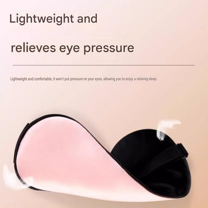 Pink Spandex Sleep Eye Mask - 360 Degree Blackout, Zero Pressure Fit, Adjustable Strap, Includes Storage Bag and Earplugs for Travel and Napping