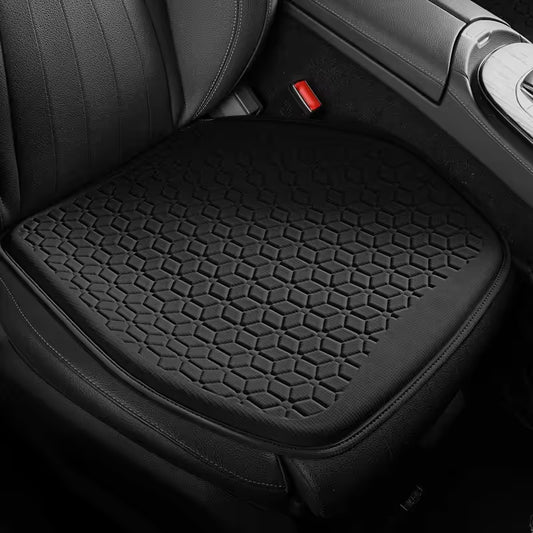 Black Universal Cooling Gel Seat Cushion - TPR Breathable Honeycomb Pad for Car & Office Chair V888-ELOSUNG54018