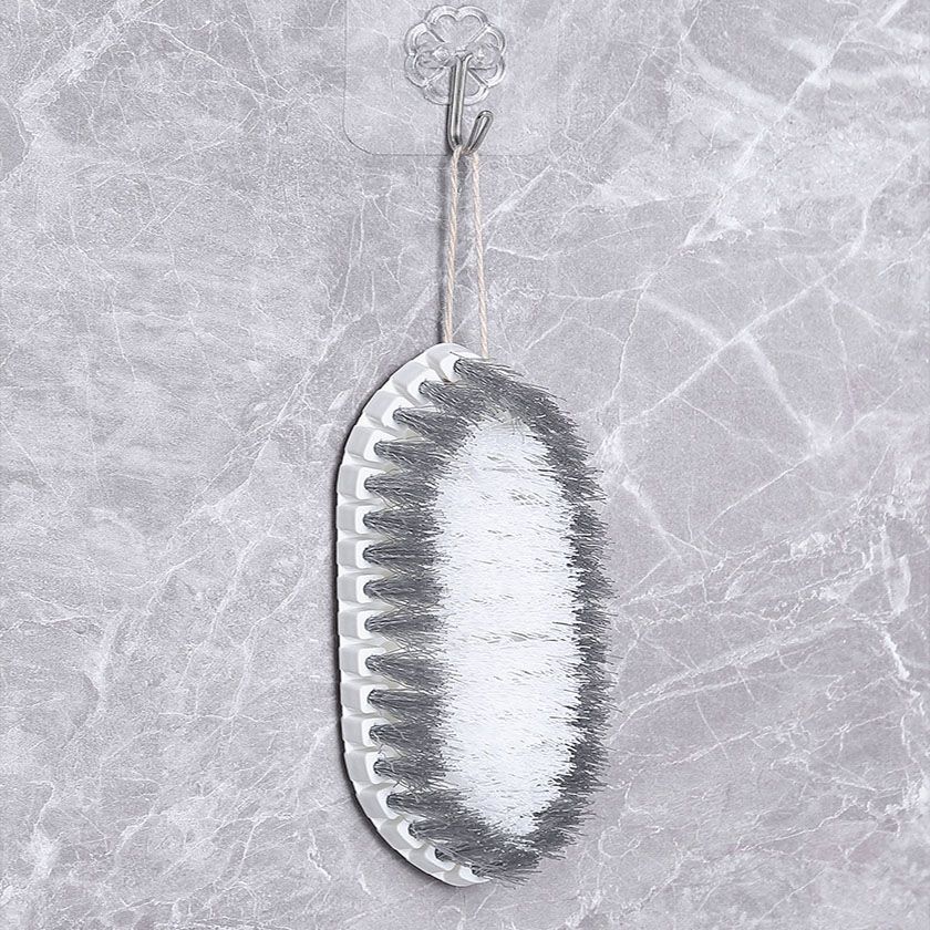 3 Pack Flexible Bendable Cleaning Brushes Multi-Purpose Kitchen Bathroom Scrubber Set for Faucets Tiles V888-ELOSUNG54028