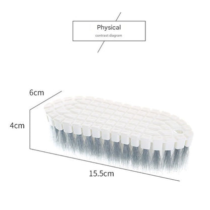 3 Pack Flexible Bendable Cleaning Brushes Multi-Purpose Kitchen Bathroom Scrubber Set for Faucets Tiles V888-ELOSUNG54028
