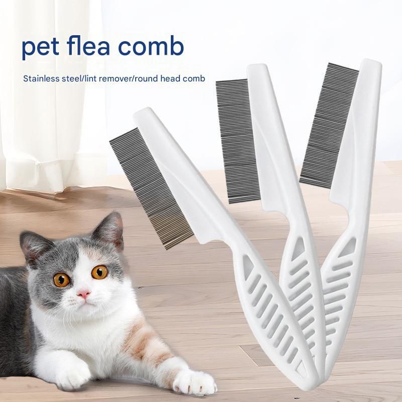 Ginger Cat Complete Cat Care Set - One-Touch Deshedding Brush, Stainless Steel Nail Clipper & Fur Collection V888-ELOSUNG54041