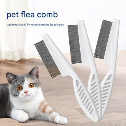 Ginger Cat Complete Cat Care Set - One-Touch Deshedding Brush, Stainless Steel Nail Clipper & Fur Collection V888-ELOSUNG54041