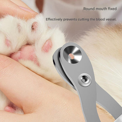 Ginger Cat Complete Cat Care Set - One-Touch Deshedding Brush, Stainless Steel Nail Clipper & Fur Collection V888-ELOSUNG54041