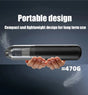 Black Mini Wireless Handheld Vacuum Cleaner--Wireless Mini Dust Cleaner with Strong Suction, USB Type C V888-ELOSUNG54057