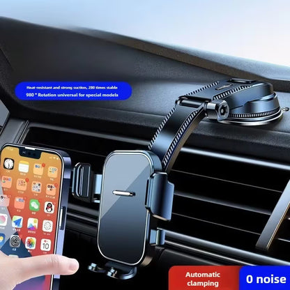 Vacuum Suction Car Phone Mount Adjustable Dashboard Windscreen Holder Universal Smartphone Bracket for V888-ELOSUNG54081
