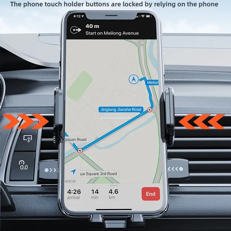 Vacuum Suction Car Phone Mount Adjustable Dashboard Windscreen Holder Universal Smartphone Bracket for V888-ELOSUNG54081